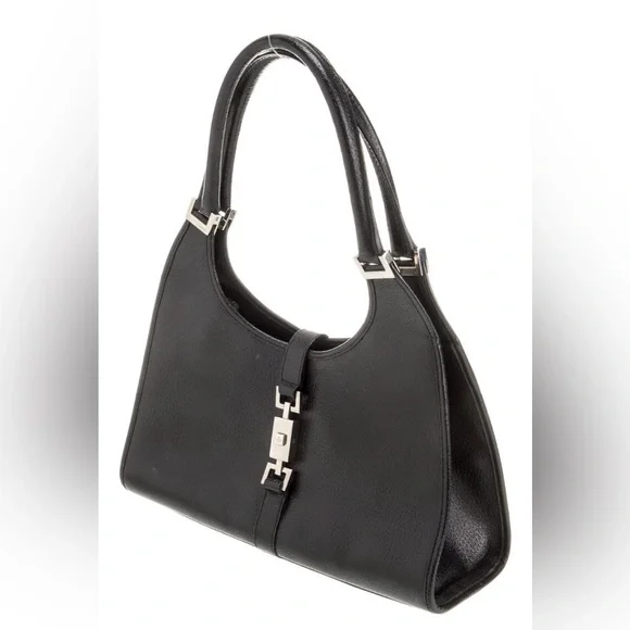 Vintage Gucci Piston Lock Shoulder Bag - Picture 1 of 15